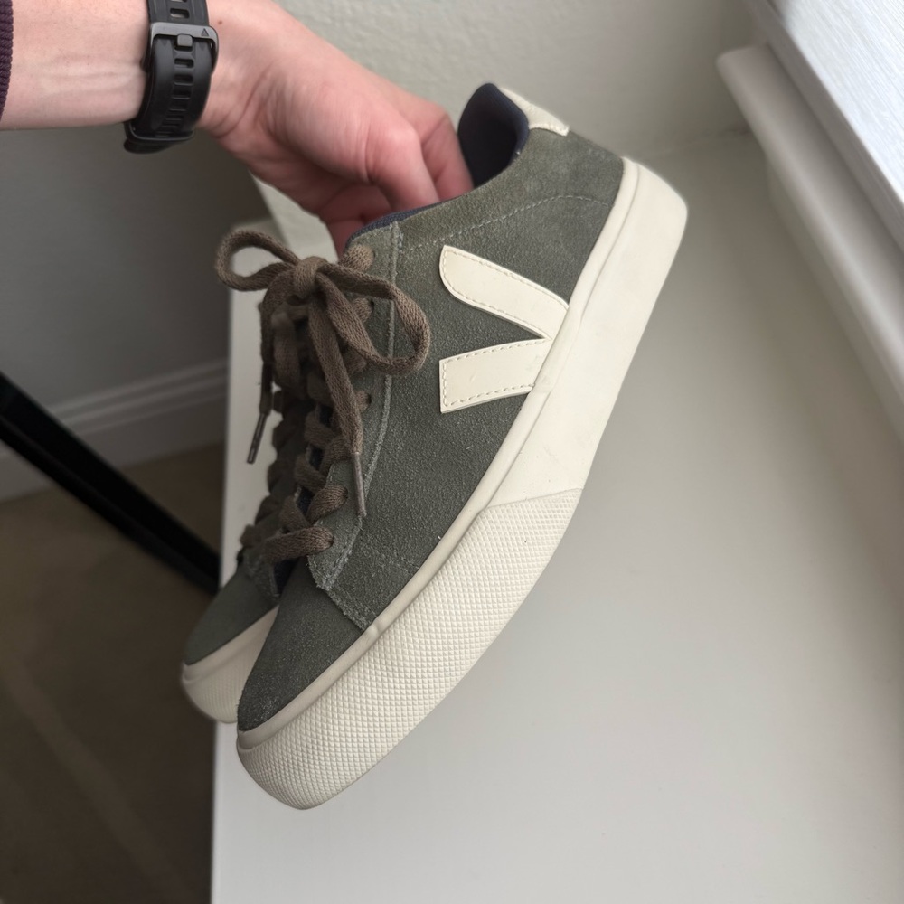 Veja Campo Sneaker Green Suede US 7.5 EU 38.5 - Picture 3 of 7